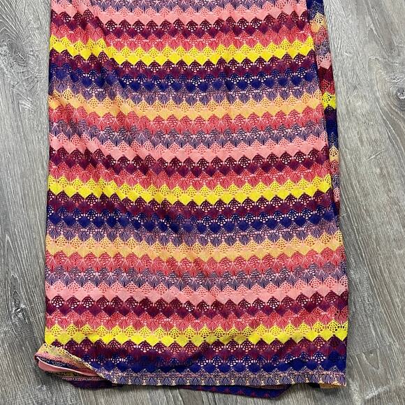Wild Fable Women's Striped Multicolor Crochet Slip Dress - Size XS - NWT - Picture 8 of 11